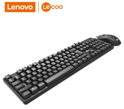 En ucuz Lenovo Lecoo CM101 Q KABLOLU SİYAH KLAVYE&MOUSE SET